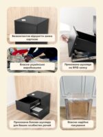 Тумба-сейф B30 зі схованками у шухлядах та RFID-замком - Зображення 13
