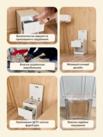 Компактна тумба-сейф B38 з RFID-схованкою та схованкою в цоколі - Зображення 15