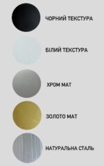 Настінна металева полиця М3 — дизайнерська полиця з напівкруглою опорою - Зображення 8